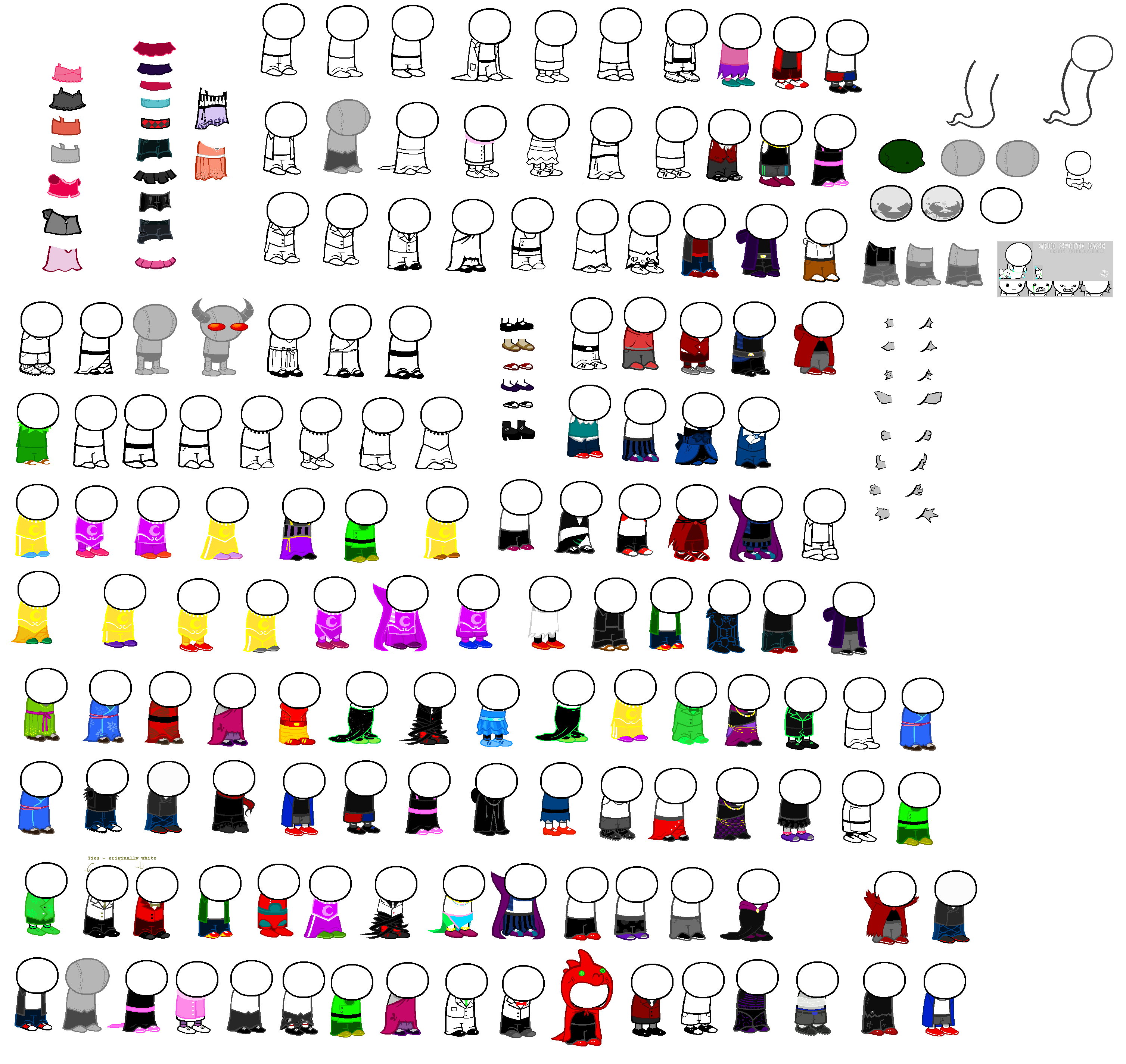 Homestuck Clothes plus Bases Sprite Sheet.png. 